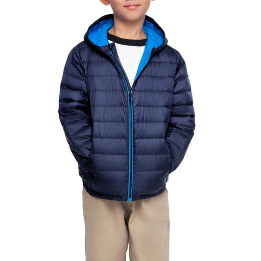 Rokka&Rolla Boys' Ultra Lightweight Packable Down Puffer Jacket Coat