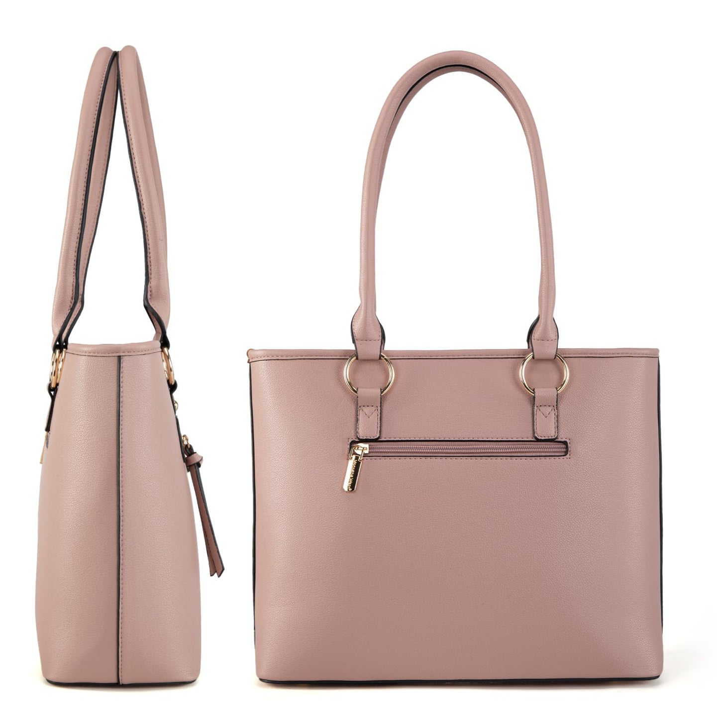 Montana West tote bag for women medium crossbody purse set 2pcs cute trendy woman handbag and purse pink ladies designer handbag with guitar strap MWC2-330PK