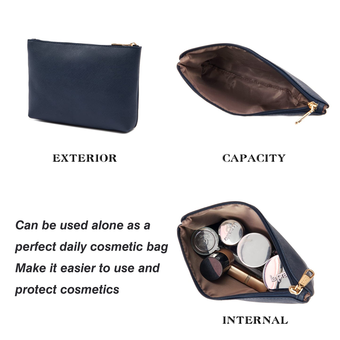 Purses And Wallets Set For Women Work Tote Satchel Handbags Shoulder Bag Top Handle Totes Purse With Matching Wallet Dark Blue Large