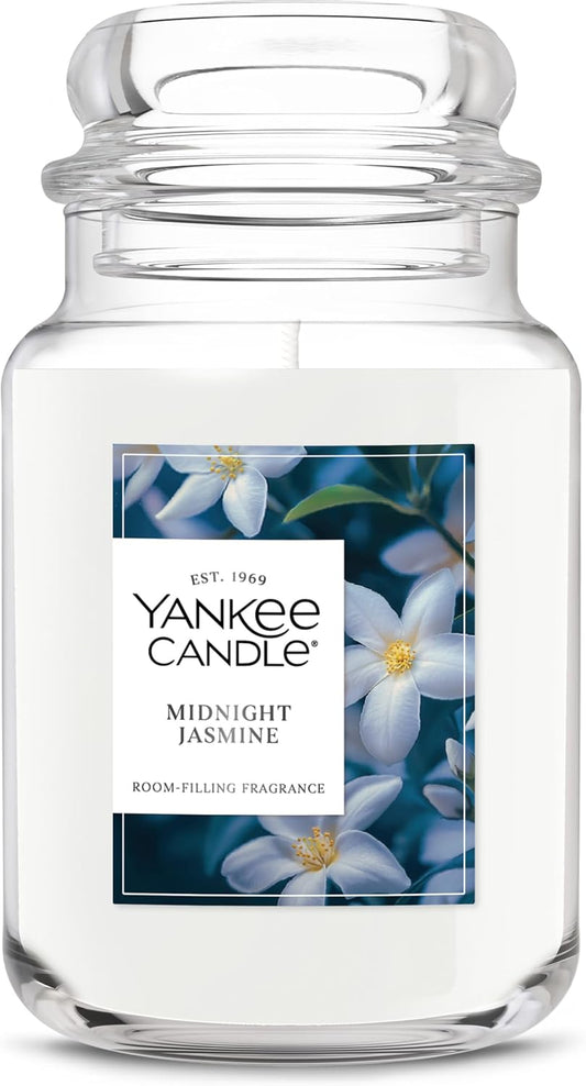 Yankee Candle Large Jar Scented Candle with up to 150 Hour Burn Time, Premium Plant Wax Blend for Consistent Burn, 22 oz Jar Candle with Room Filling Fragrance, Lilac Blossoms