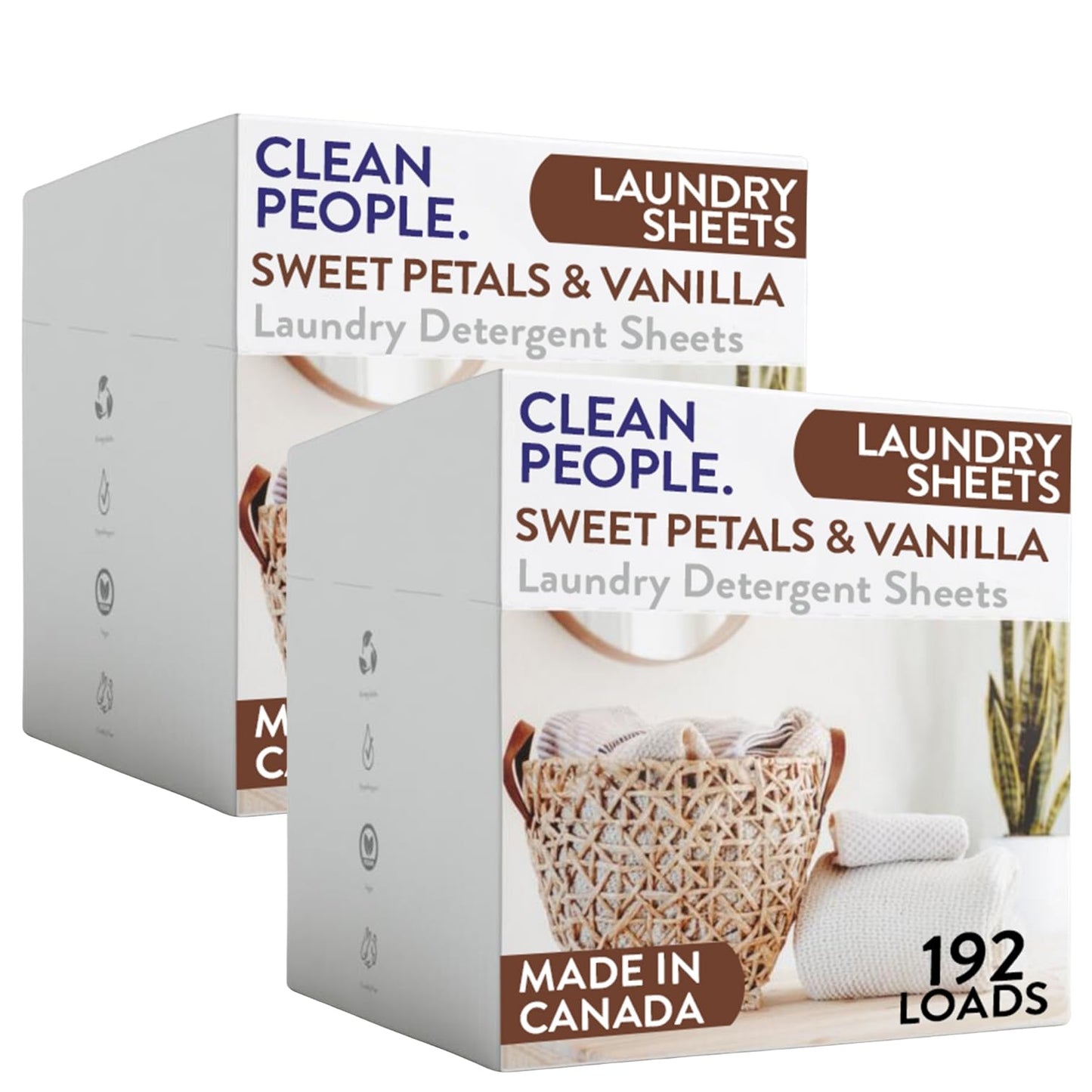 The Clean People Laundry Detergent Sheets - Laundry Soap - Ultra Concentrated, Recyclable Packaging, Stain Fighting - Fresh Scent, 32 Pack