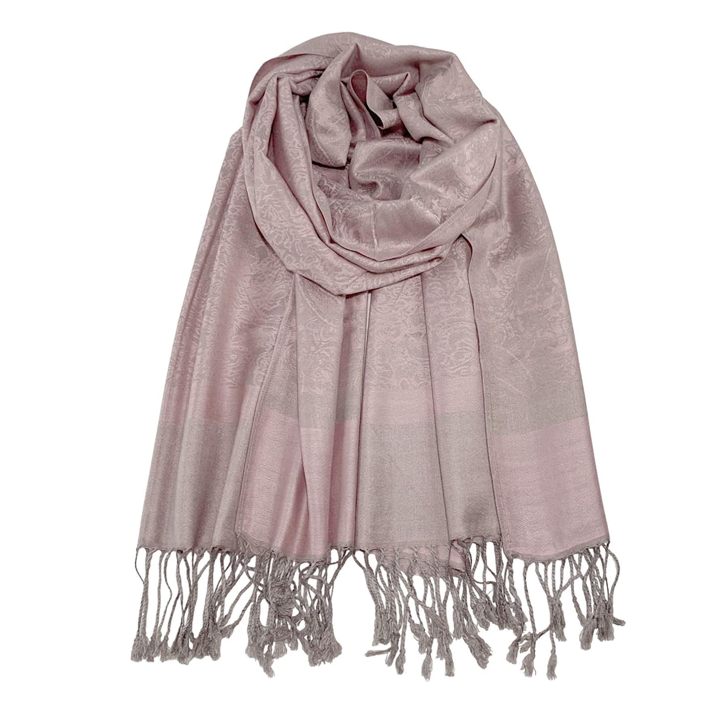 Two Tone Silky Paisley Pashmina Shawl Wraps for Women Jacquard Pashminas Wrap Rave Scarf Soft