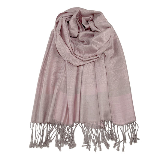 Two Tone Silky Paisley Pashmina Shawl Wraps for Women Jacquard Pashminas Wrap Rave Scarf Soft