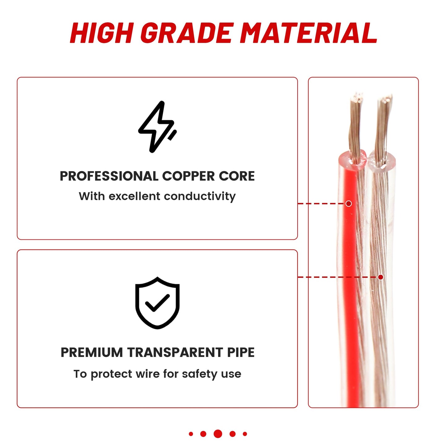 RED WOLF Door Speaker Wiring Harness Replacement for Chevy GMC Silverado Sierra 1995-2009, Buick 1995-2006, Cadillac 1988-1999 Install Aftermarket Audio Speaker Wire Cable 4 PCS