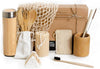 Zero Waste Starter Kit | Sustainable Gifts | Bamboo Stainless Steel Thermos | Mesh Bag | Eco-Friendly Gift Set | Reusable & Biodegradable Environmental Home Kitchen Products | Low Waste Packaging