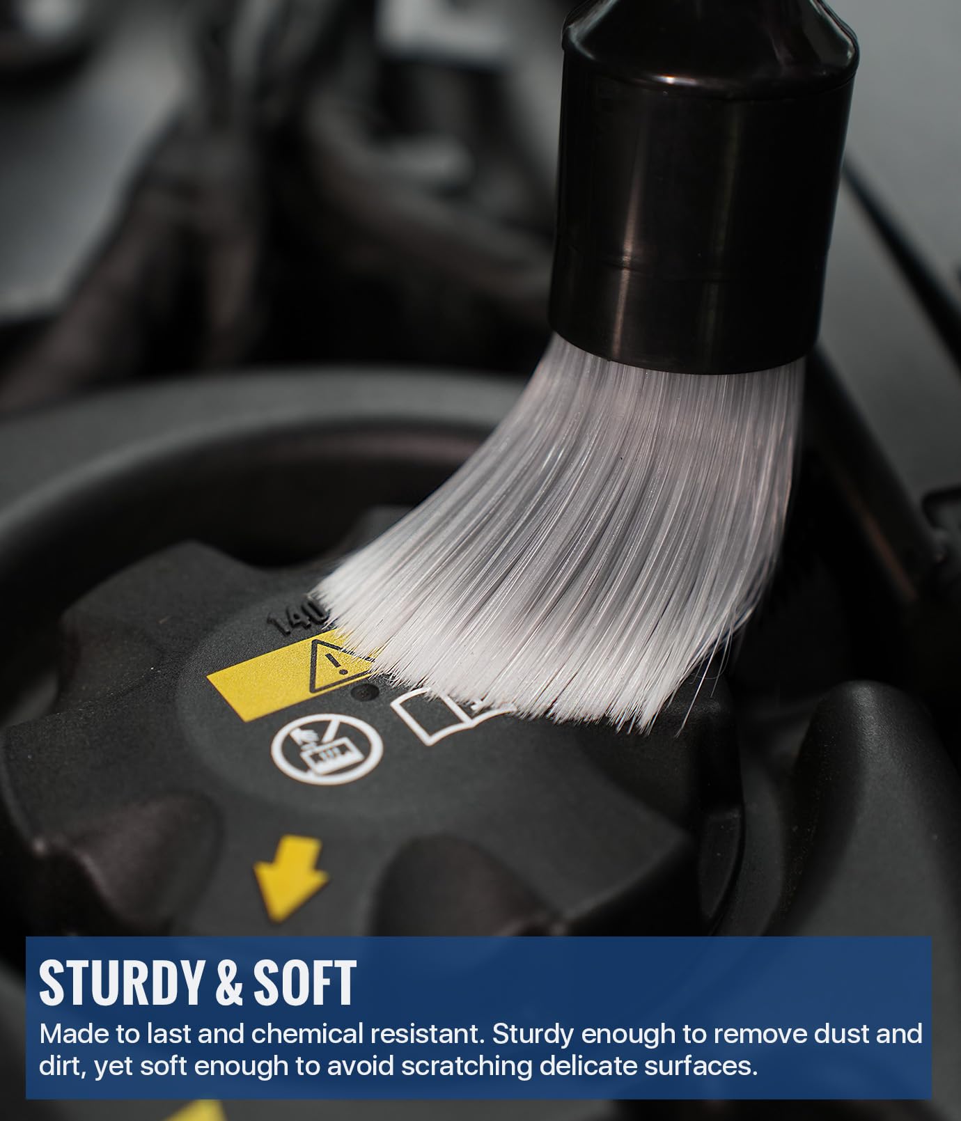 Birbenben Car Exterior and Interior Detail Brushes, Scratch Free Auto Cleaning Brush Kit, Soft Synthetic Bristles Detailing Brush, Car Care Cleaner Duster Supplies Set for Vehicles Wheels, Vent