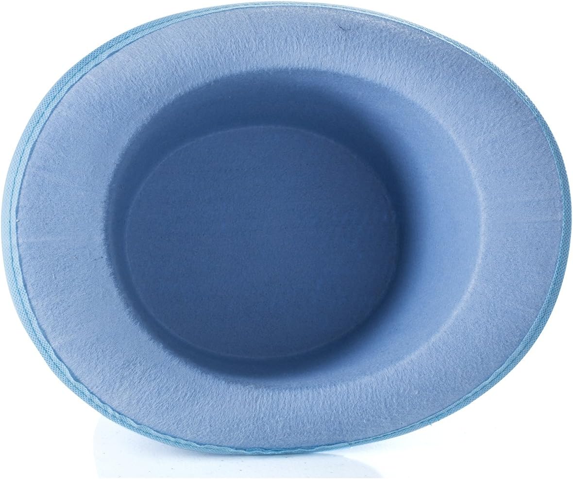 Tigerdoe Top Hats - 4 Pack Costume Hats - Black, White, Brown, Blue Party Hats