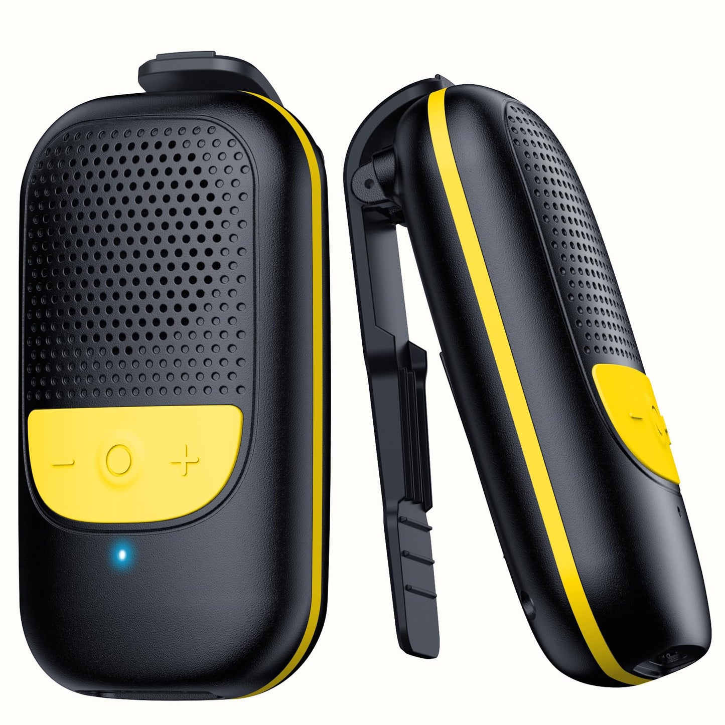 Temdan Wearable Bluetooth Speaker, Clip-On Portable Speaker with Built-in Mics for Hands-Free Music and Calls, Up to 10 Hours Battery Life,Mini Outdoor Waterproof Speaker Gifts for Women/Men - Black