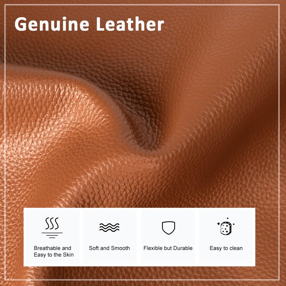 befen Genuine Leather Crossbody bag for Women, Brown Leather Purse Women's Hobo Crossbody Purse Shoulder Handbags with Adjustable Wide Shoulder Strap for Everyday and Travel