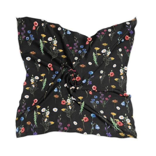 Women's Fashion Silk Scarf Square Satin Headscarf Neck Scarf Head Hair Wraps