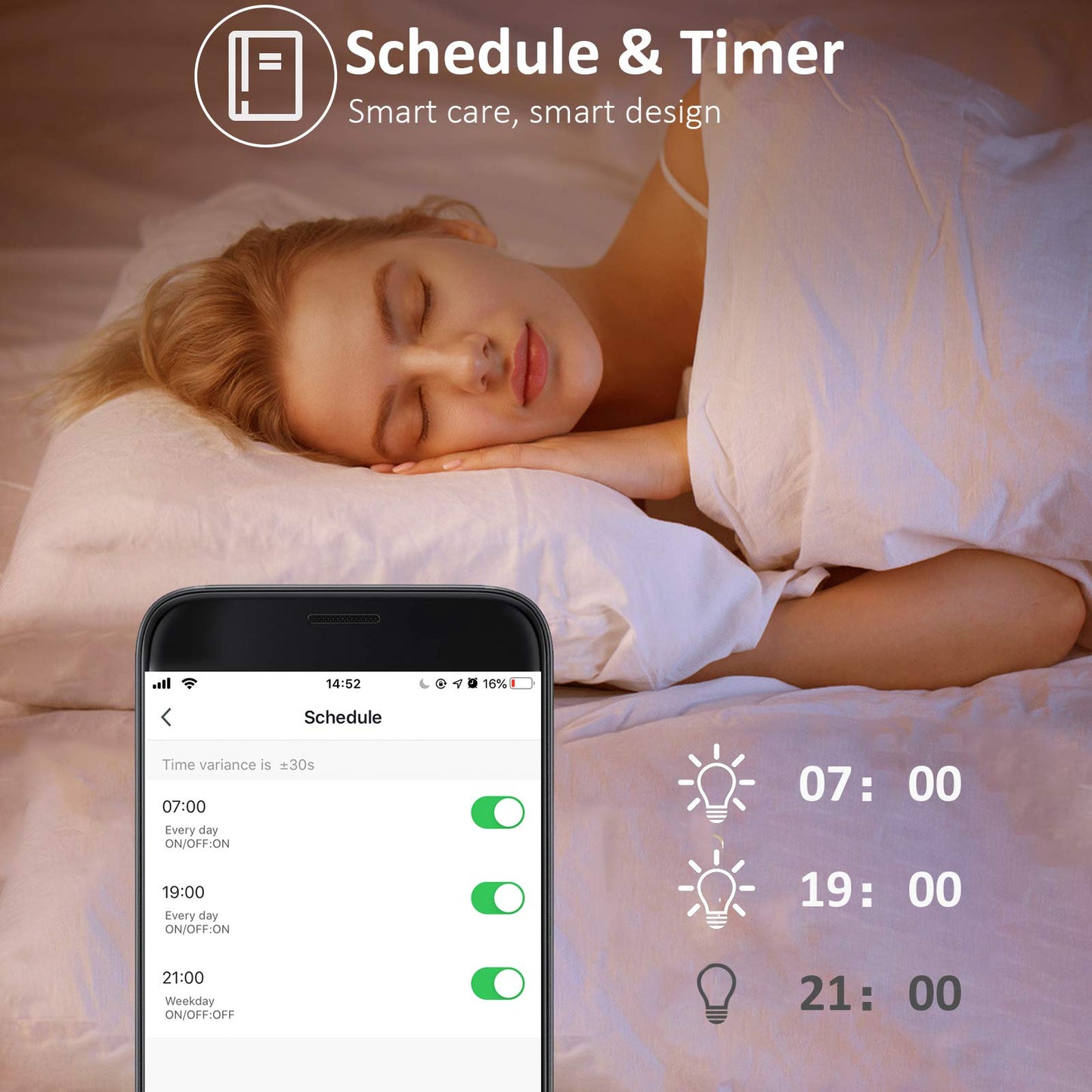 Smart LED Light Bulbs 150W Equivalent, 1600LM 16W Alexa Light Bulbs, A19 E26 Ultra Bright Color Changing Light Bulbs, 2.4 GHz WiFi Dimmable Light Bulbs Compatible with Alexa, Google 4 Packs(Upgrated)