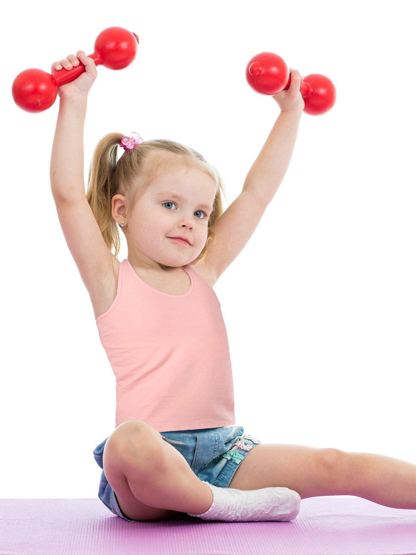 Boao 3 Pieces Girls Dance Tank Top Racerback Crop Tank Top Sleeveless Dance Outfit for Ballet Gymnastics Wear(11-12 Years,Black, White, Pink)