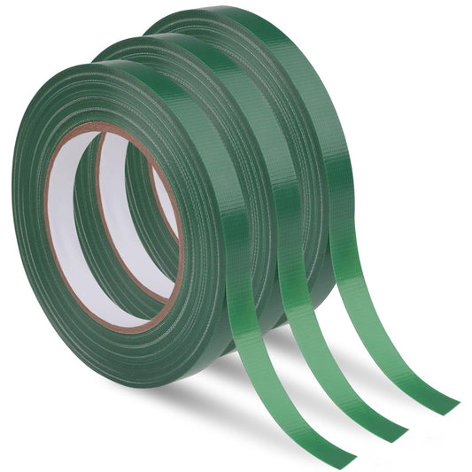 Prudiut 2 Roll Green Floral Tape Waterproof Florist Tape, 1/2" Wide Flower Wrap Tape Floral Tape for Fresh Flower Bouquet Wrap Flower Arrangements Crafts (100Ft/33.4 Yd)