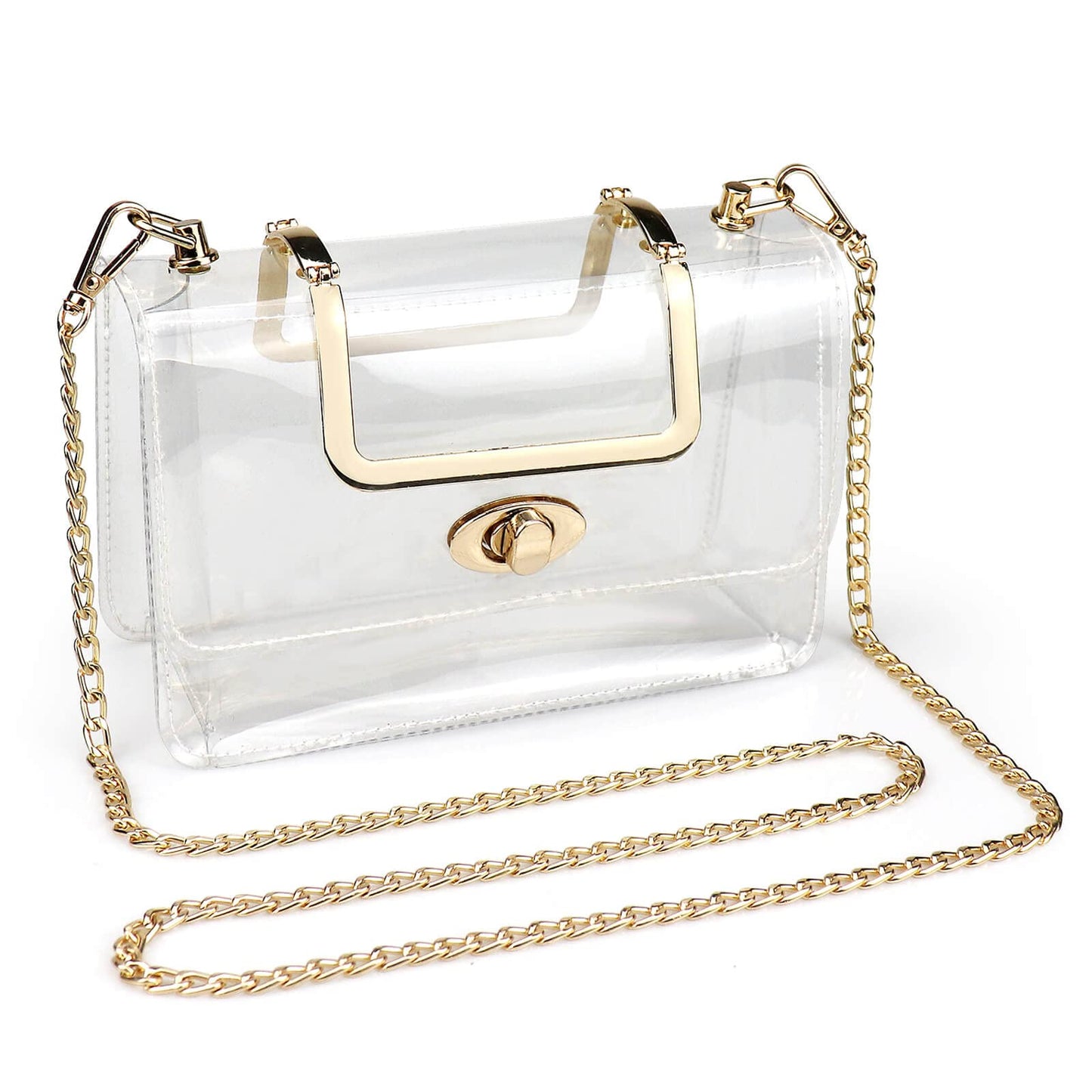 COROMAY Clear Purse for Women, Clear Bag for Stadium Events, Transparent Crossbody Bag for Women