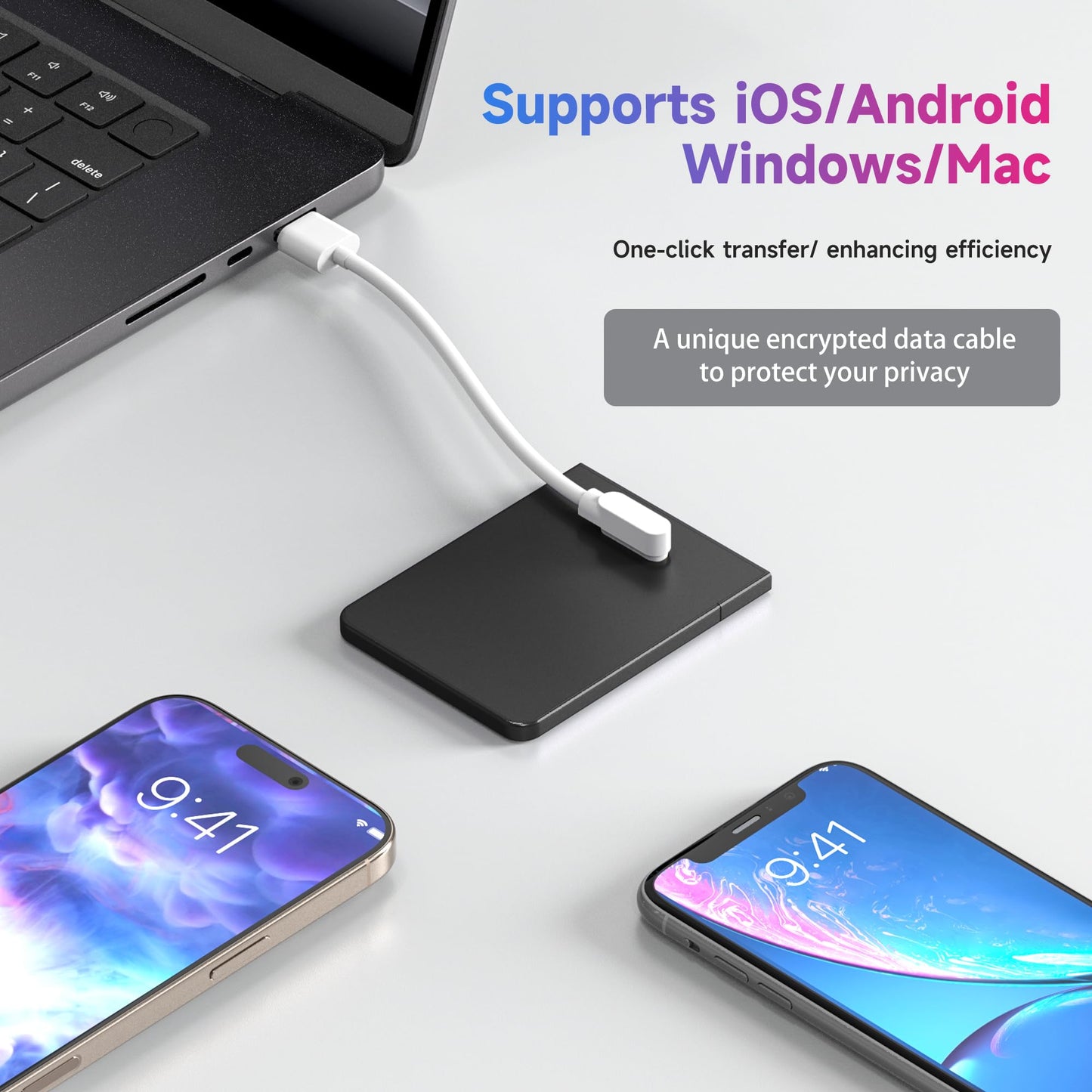 OEQ AI Smart Recorder with Simultaneous Interpretation & Real-timeTranscription,64GB AI Speech Processor Powered by ChatGPT 4.5 with App Control for Students/Creatives/Journalist in Meetings (Black)