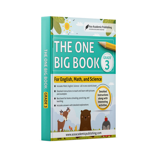The One Big Book - Grade 3: For English, Math and Science