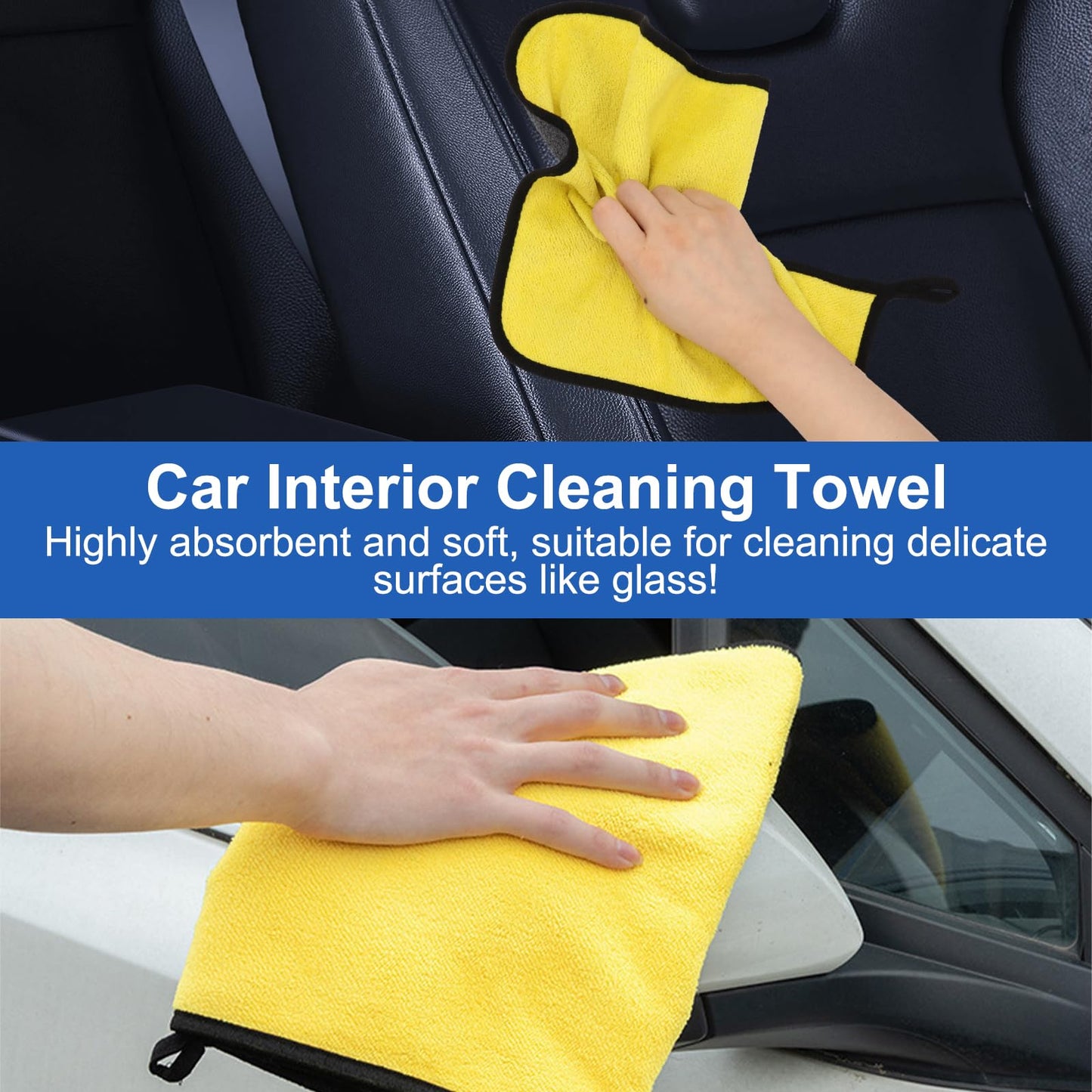 Vidspl Car Interior Duster Detailing Brush Set Cleaning Gel Kit, Soft Microfiber Towels Dash Vent Dusting Car Slime Putty Detailing Brushes Accessories Tools for Car Decoration Auto Truck SUV RV