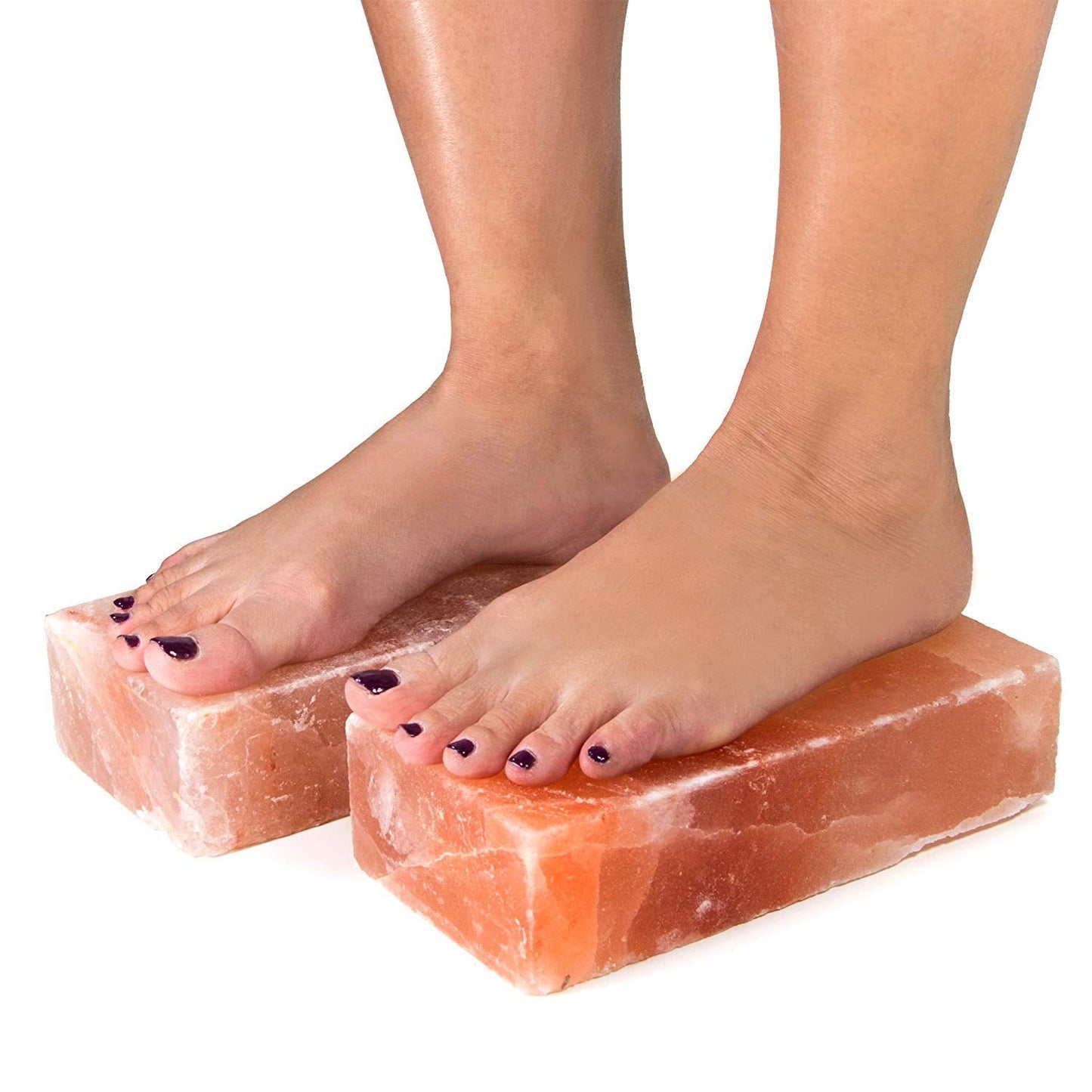 Black Tai Salt Co. Brand 2 Pack of 100% Himalayan Salt Detox 4x8x2 Foot Bricks