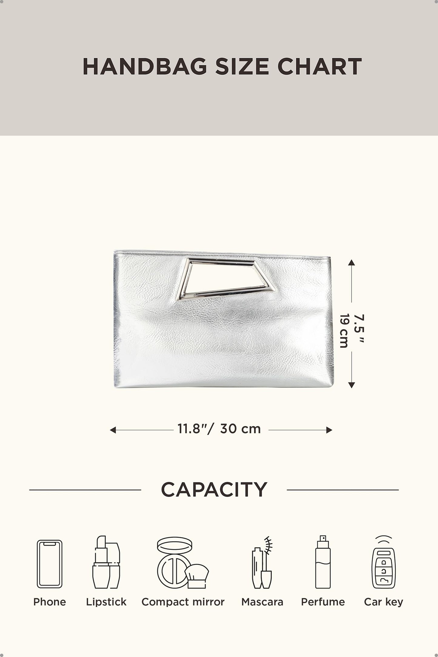 Coucoland Clutch Purse for Women - Evening Bags PU Leather Glitter Fashion Purse Handbag for Wedding Party Daily