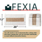 FEXIA Boho Placemats Set of 4, Macrame Table Decor Farmhouse Style Placemats in Natural Cotton Burlap, for Kitchen and Dining Table Centerpiece Home Decorations