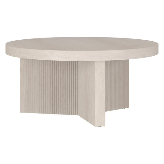 Henn&Hart Holm Coffee Table, 32" Wide, White