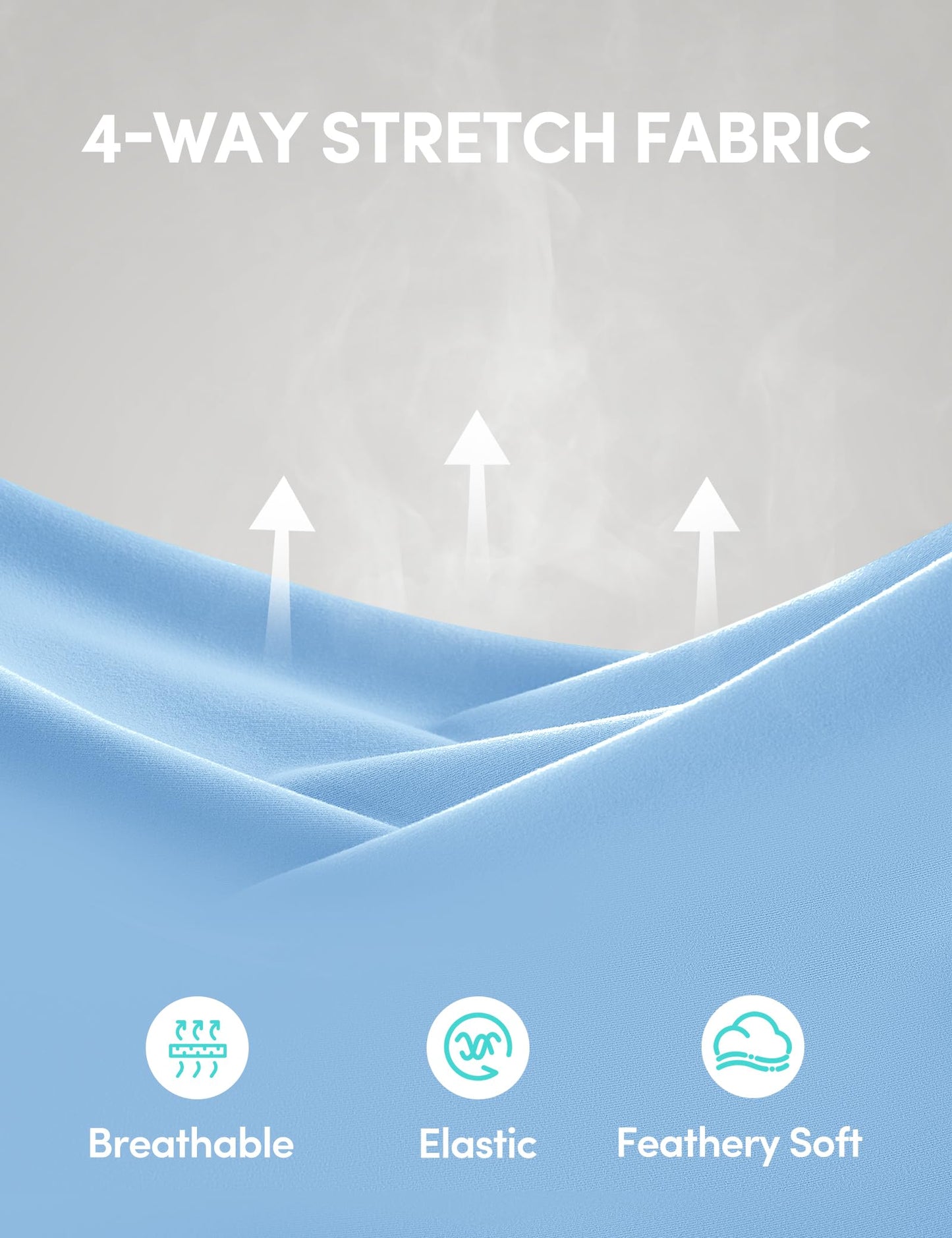 IUGA Biker Shorts Women Tummy Control 8" Workout Gym High Waisted Running Yoga Compression Spandex Shorts Women with Pockets Blue