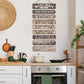 PEKCARGO Kitchen Wall Decor Funny Kitchen Signs Kitchen Rules Pictures Wall Art Decor Rustic Farmhouse Western Kitchen Decor Wooden Sign (Brown)