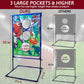 Football Toss Game with 4 Inflatable Balls, Football Throwing Target Games for Boys 8-12, Sports and Outdoors Toys for Kids Ages 3+