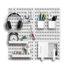 Revamp Your Space With A Versatile Pegboard Kit - Effortlessly Organize Home, Office, And Gaming Setup With Customizable Hanging Solutions (Black)