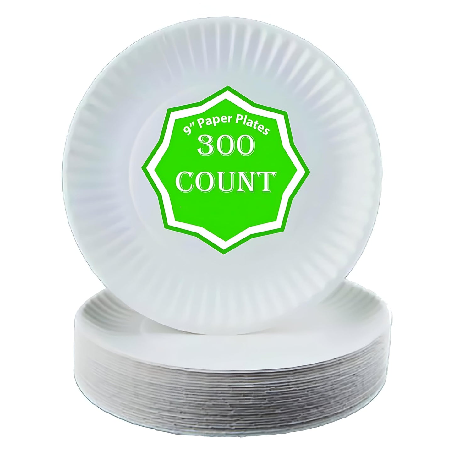 Perfect Stix Paper Plate by Kitchen Essentials, 9" (Pack of 300)