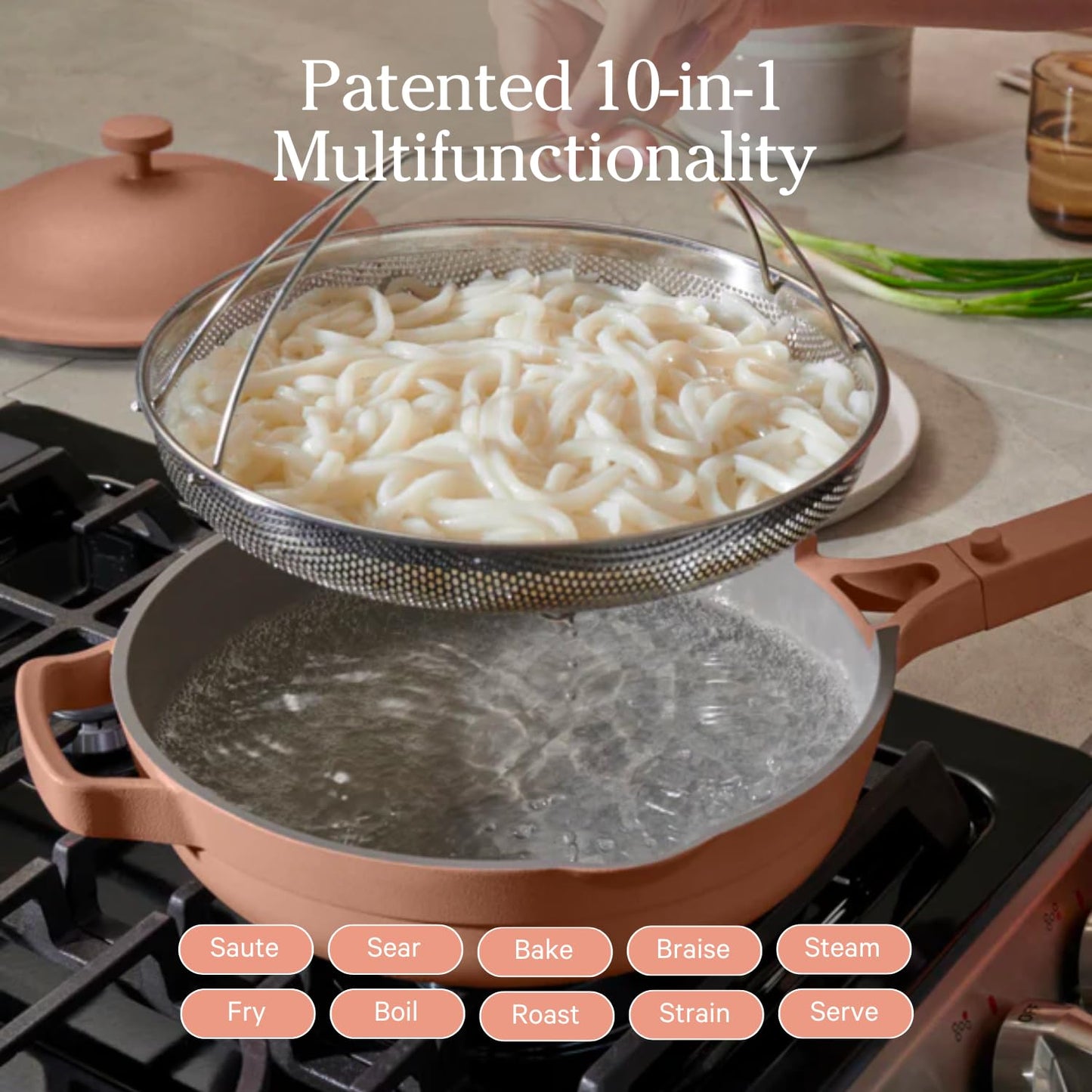 Our Place Always Pan Duo - Pan & Mini 2.0 Bundle | Multi-Functional Cookware Set Replaces 20 Pieces | Spice