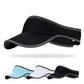 Sports Sun Visor for Men Women, Lightweight Soft Quick-Dry Visor Hat, Packable Tennis Golf Running Visor