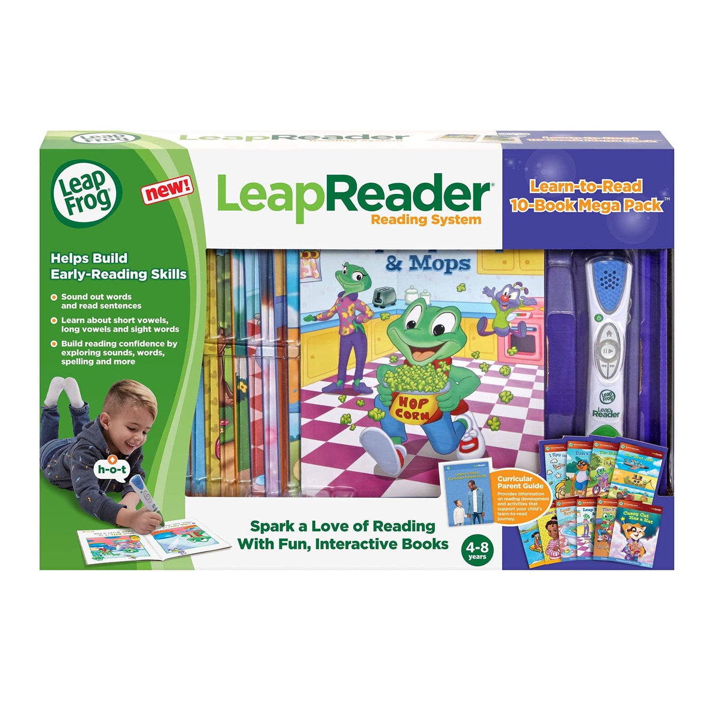 LeapFrog LeapReader System Learn to Read 10 Book Bundle