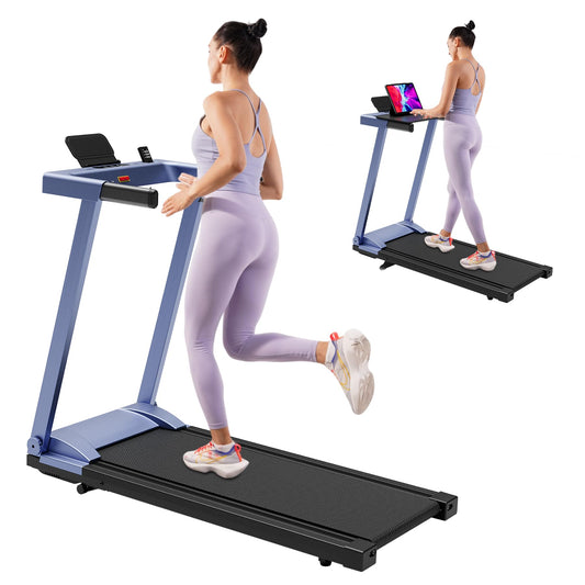 4-in-1 Treadmills for Home with Incline and Handles, Folding Treadmill Running Machine for Small Spaces 300 LB 3.0 HP 7.5 MPH Foldable Treadmill with Smart APP