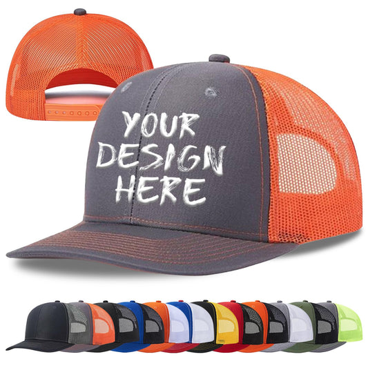 Custom Hats Bulk Custom Hats for Man Woman Personalized Hats Bulk Custom Trucker Hat Custom Hats with Text Photo Logo
