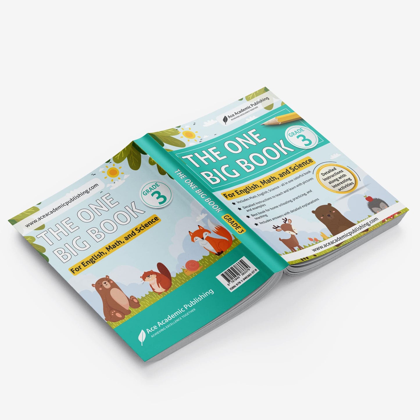 The One Big Book - Grade 3: For English, Math and Science