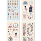 Rongrong Let's Get Crafty Planner Stickers Book for Planners, Calendars, Journals and Projects – Premium Quality Hand Drawn Creative Sewing Knitting Supplies – Scrapbook Accessories – 24 Pages
