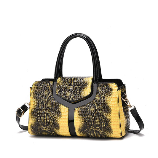 PHEVOS Medium Satchel Handbag Shoulder Crossbody Purse Top handle Crocodile Hobo bags for Women