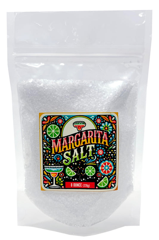 Classic Margarita Salt Cocktail Salt Margarita Salt Rimmer, Glass Rimming Garnish 8 Ounces Resealable Bag