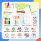 SMILESSKIDDO Arts Craft Supplies for Kids - 1000+ PCS Toddler DIY Craft Art Supply Set, Portable 3 Layered Folding Storage Box School Craft Projects - Gifts for Girls Crafts for Girls Ages 4-8 8-12