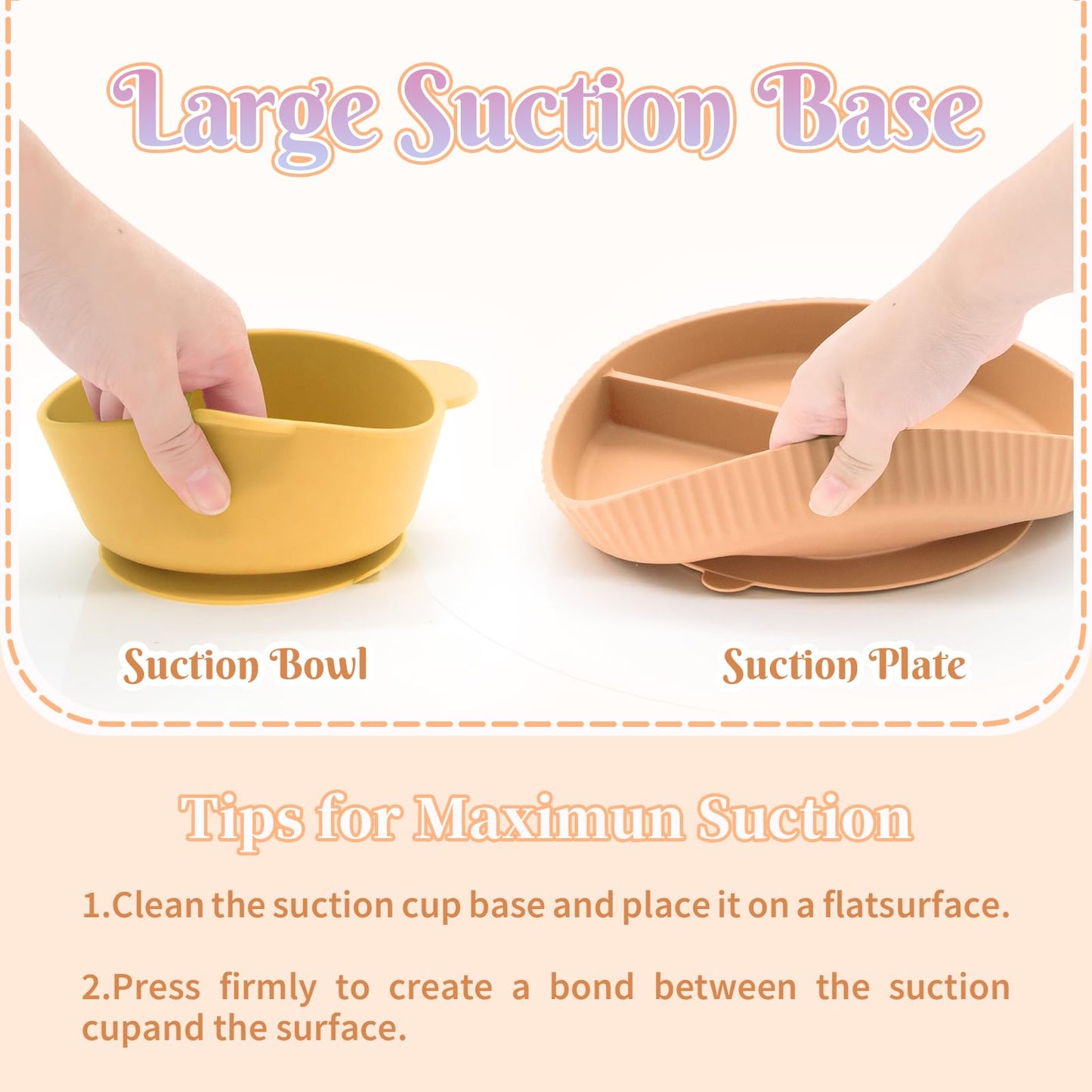 CHCC Silicone Baby Feeding Set 21 Pcs, Led Weaning Supplies, Baby Feeding EatincSupplies Set BPA Free, Essentialsfor Newborn Gift Mixed