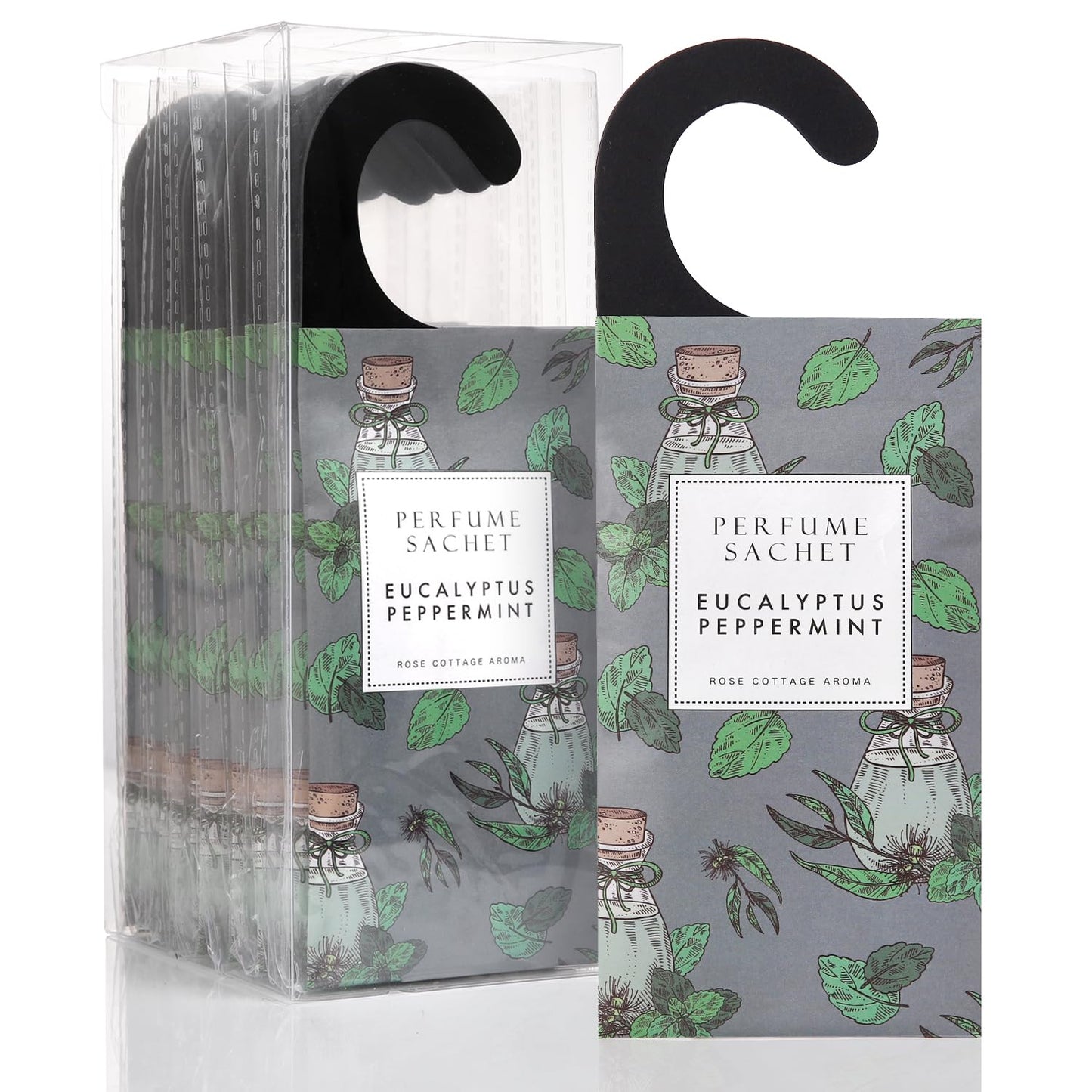 Large 12 Packs Lavender Hanging Closet Deodorizer Air Freshener Long Lasting Scented Sachets Smell Goods for House