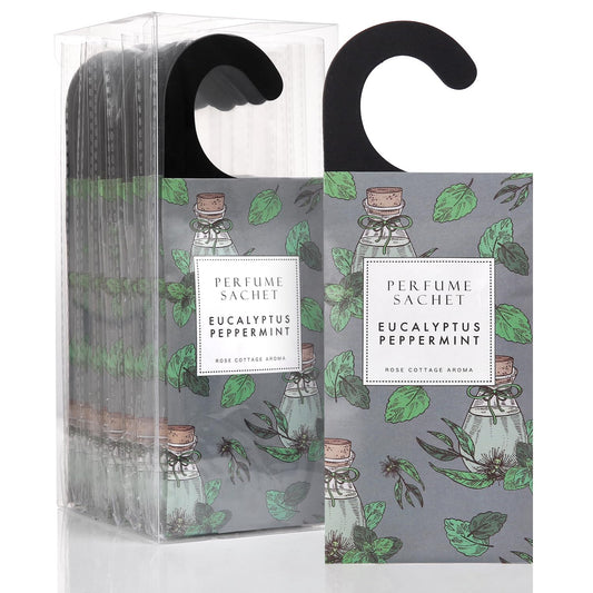 Large 12 Packs Lavender Hanging Closet Deodorizer Air Freshener Long Lasting Scented Sachets Smell Goods for House