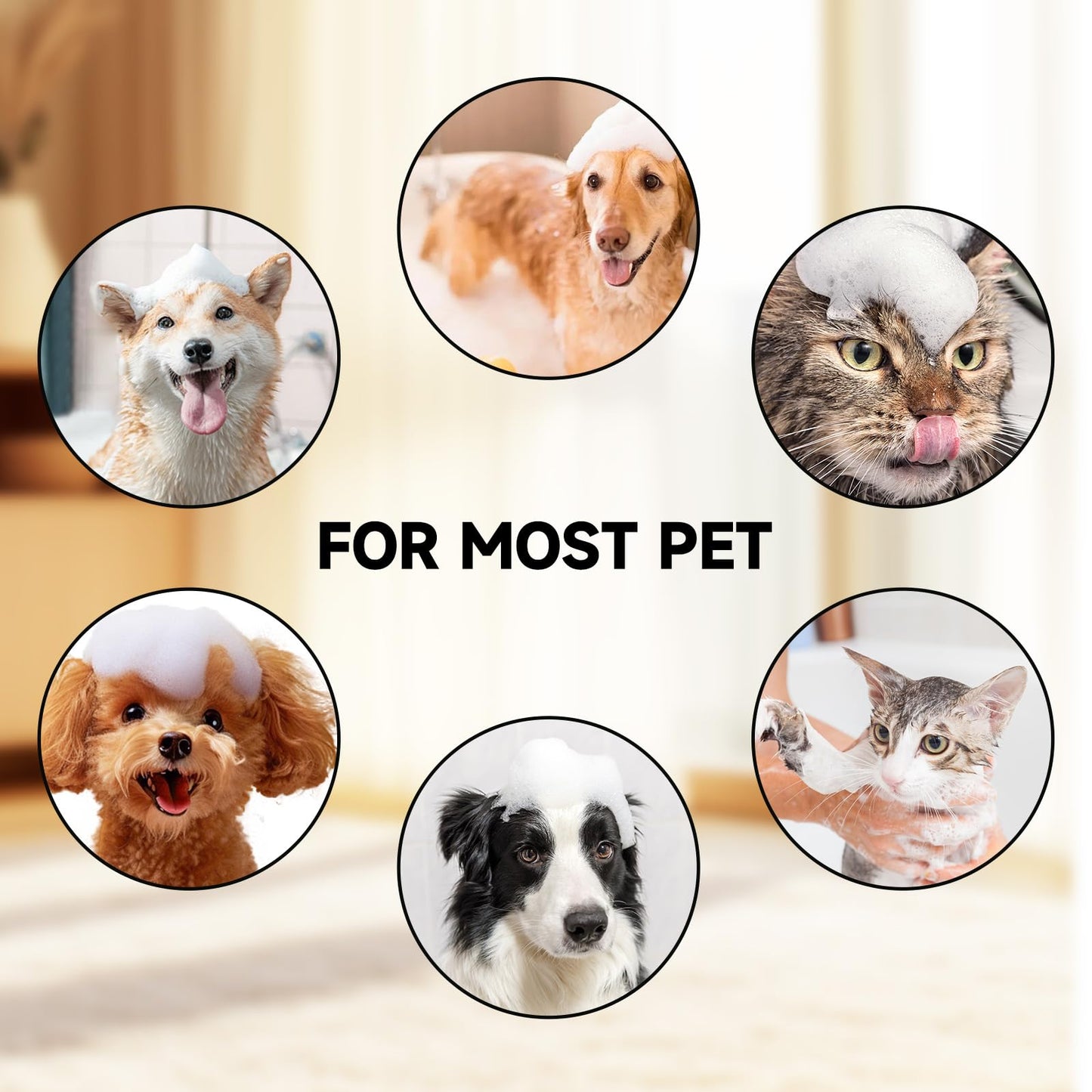 KUEIOX Dog Washing Gloves - Quick Drying Dog Towel,Cat Bath Grooming Gloves Brush with High-Density Teeth for Bathing Massaging，Absorbent Pet Bath Towel 30.3"x13.8" with Hand Pocket for Dog Cat Pink