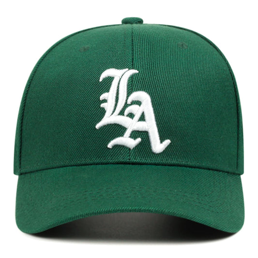 UMiCHOi Los Angeles Dad Hat for Adults Men Women Black Green Hat Baseball Cap for Teens Youth