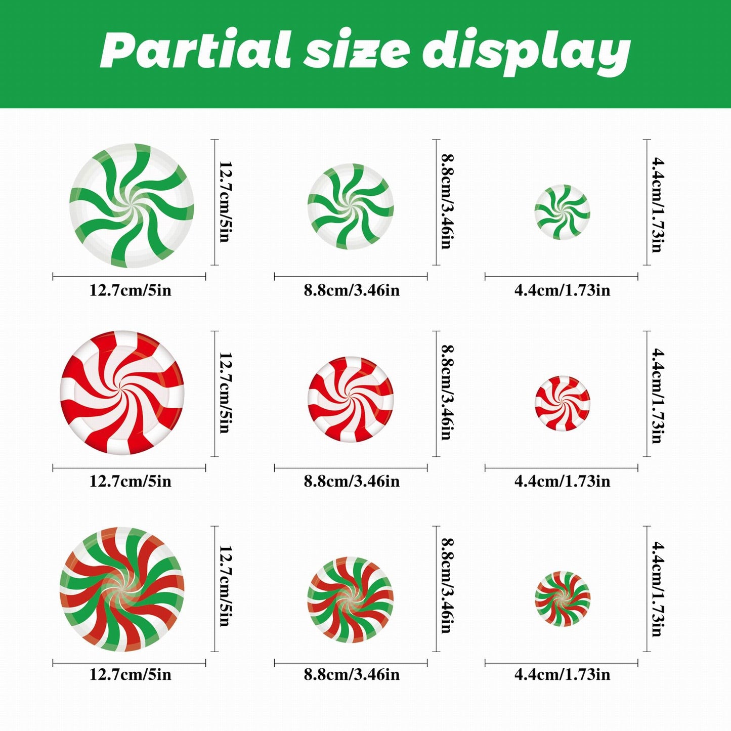 81pcs Christmas Window Clings,9 Sheets Christmas Stickers Double Sided for Home Party Supplies
