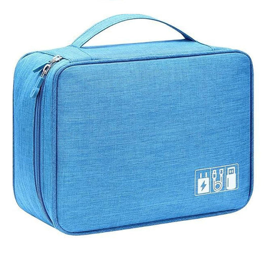 VOCUS Electronics Organizer Travel Cable Organizer Bag for Electronics Accessories, Portable Tech Carring Large Storage Case for Charger, Cord, Power Bank, Hardware