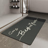 MontVoo-Bath Mat-Bathroom Mat Rug Non Slip Super Absorbent Stain Resistant Quick Dry Thin Bathroom Rug-Bath Mats for Bathroom Floor Bathtub Vanity-Bathmat Bath Rug Easy Care-17"x27" Darkgrey