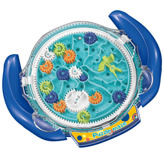 JRD&BS WINL The Ultimate Mind Puzzles for Ages 8-10 Challenge 3D Maze Game Brain Teaser Puzzles Toys for Children Teens and Adult Fun Travel Game for Kids Toys Labyrinth Game Marble Maze (Blue)