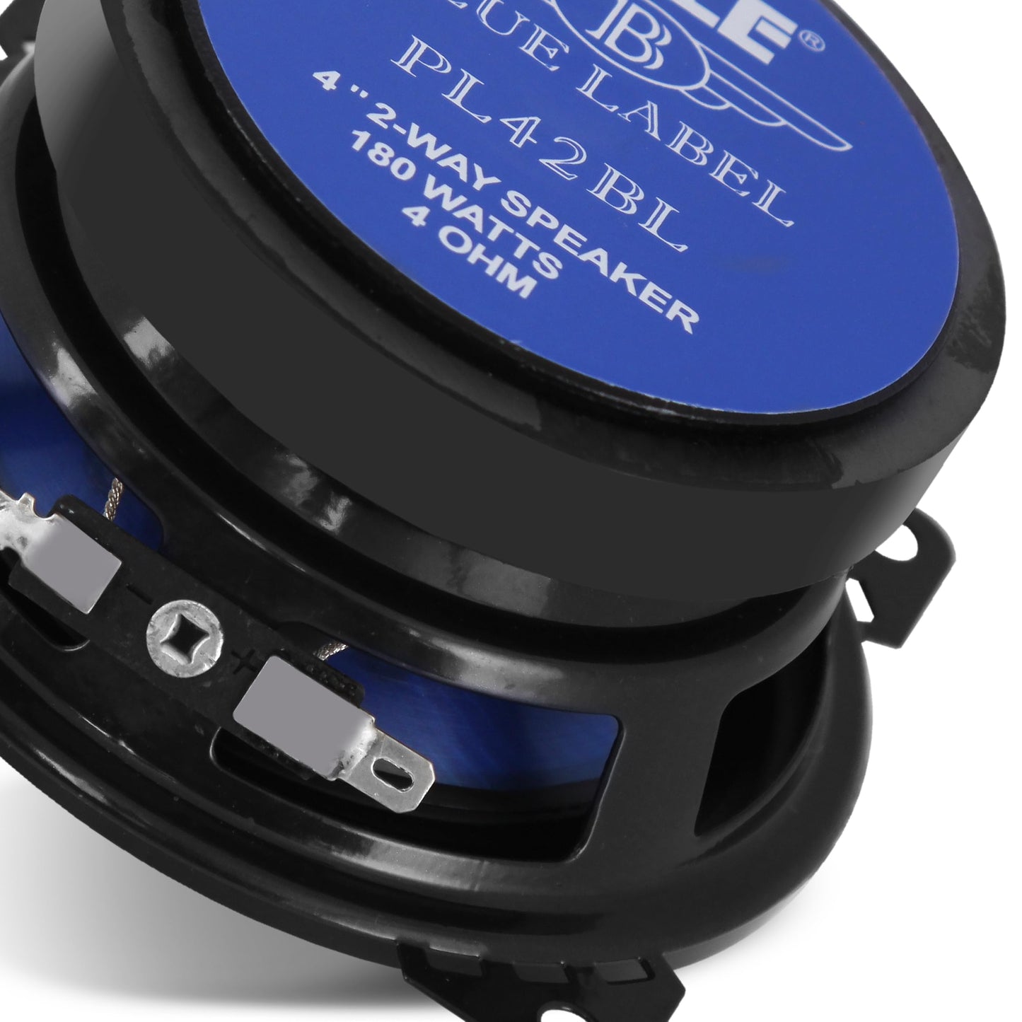Pyle 6” x 9” Car Sound Speaker (Pair) - Upgraded Blue Poly Injection Cone 4-Way 400 Watts w/ Non-fatiguing Butyl Rubber Surround 50 - 20Khz Frequency Response 4 Ohm & 1.25” ASV Voice Coil